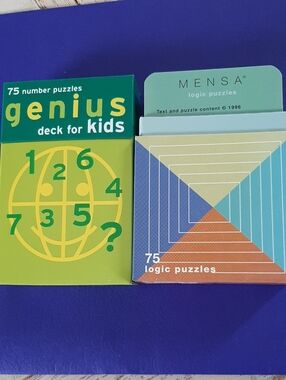 Genius Deck for Kids and Mensa Logic Puzzles -